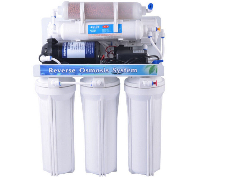 50 / 60Hz 50 GPD 5 Stage RO Water Filtration System with Mineral Ball