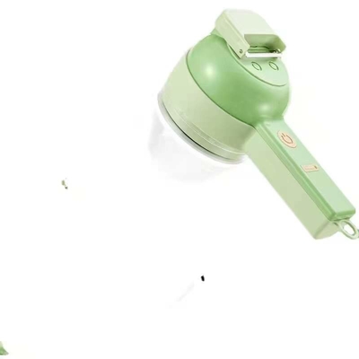 Máy cắt rau củ cầm tay bằng điện với 3 túi đông lạnh PEVA và 1 miếng vải lau